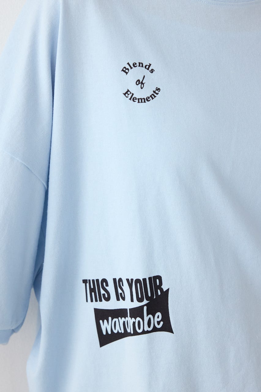 【SS先行アイテム】発泡マルチロゴビッグトップス SAX FREE