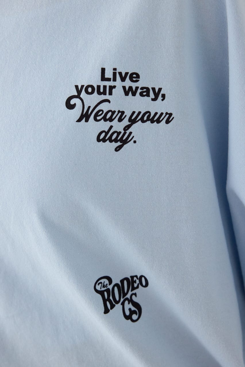 【SS先行アイテム】発泡マルチロゴビッグトップス SAX FREE