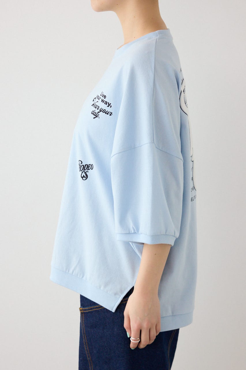 【SS先行アイテム】発泡マルチロゴビッグトップス SAX FREE