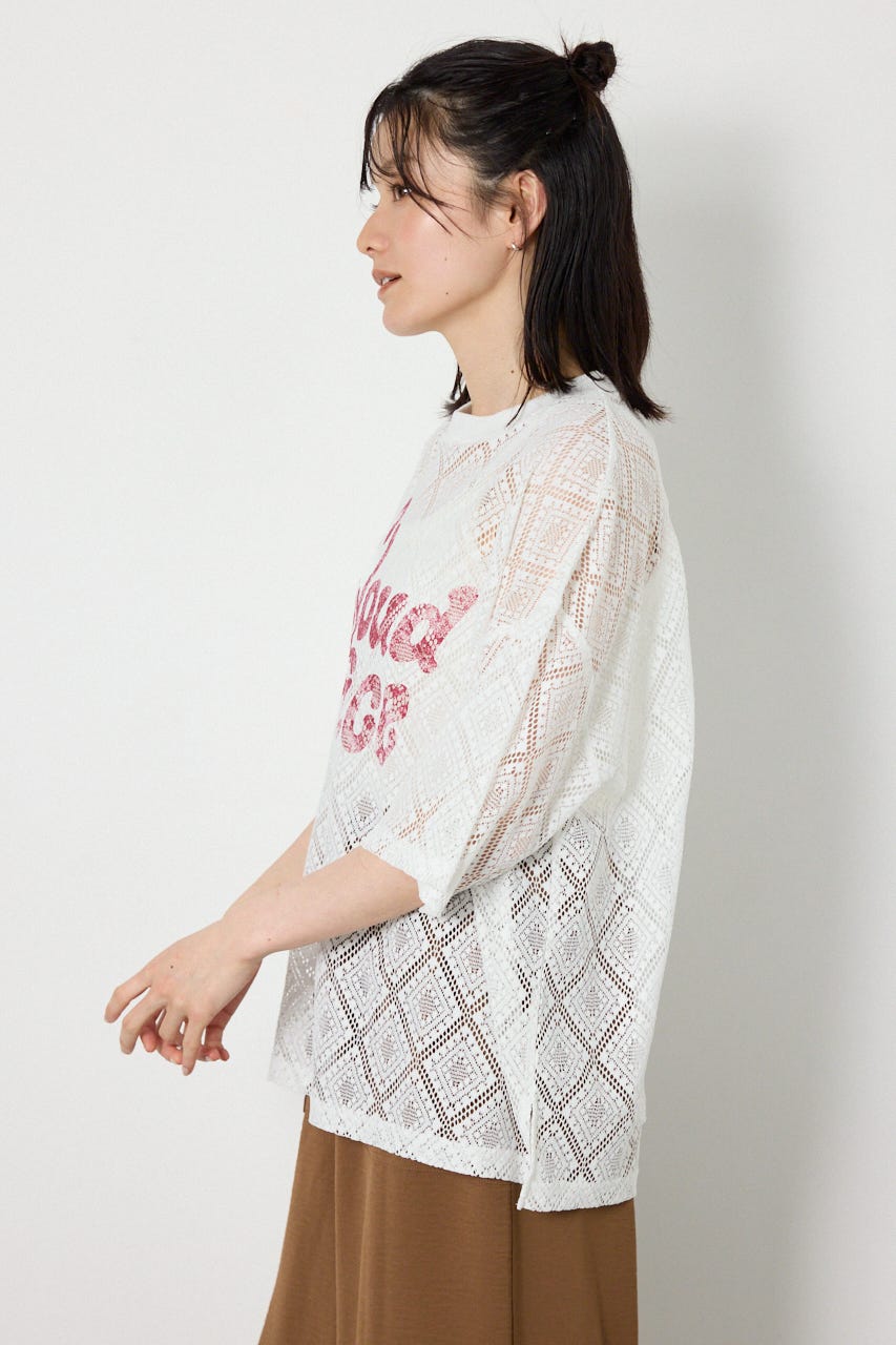 アソートレースTシャツ O/WHT FREE