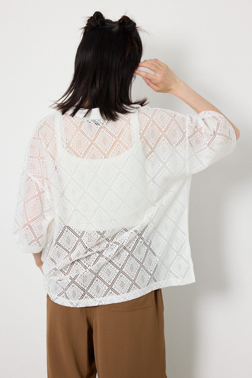 アソートレースTシャツ O/WHT FREE