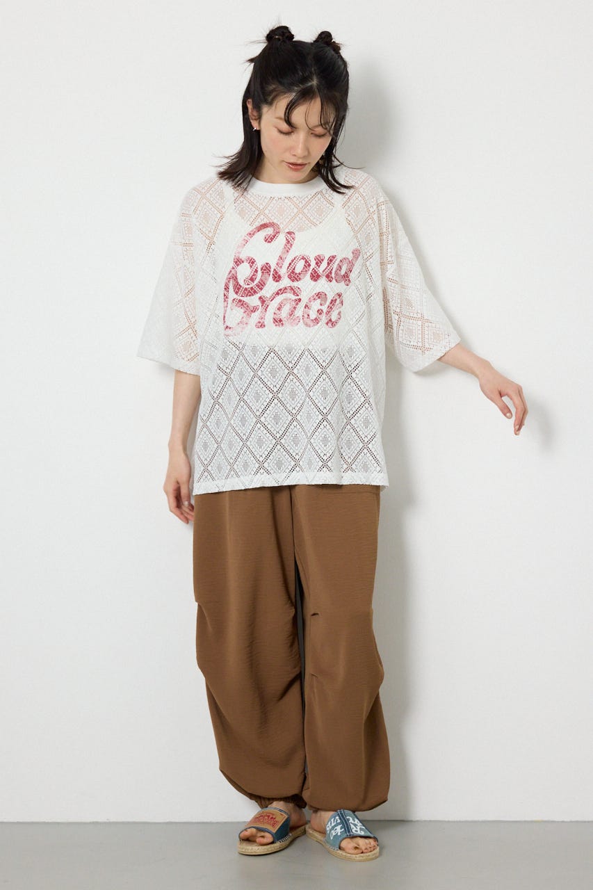 アソートレースTシャツ O/WHT FREE