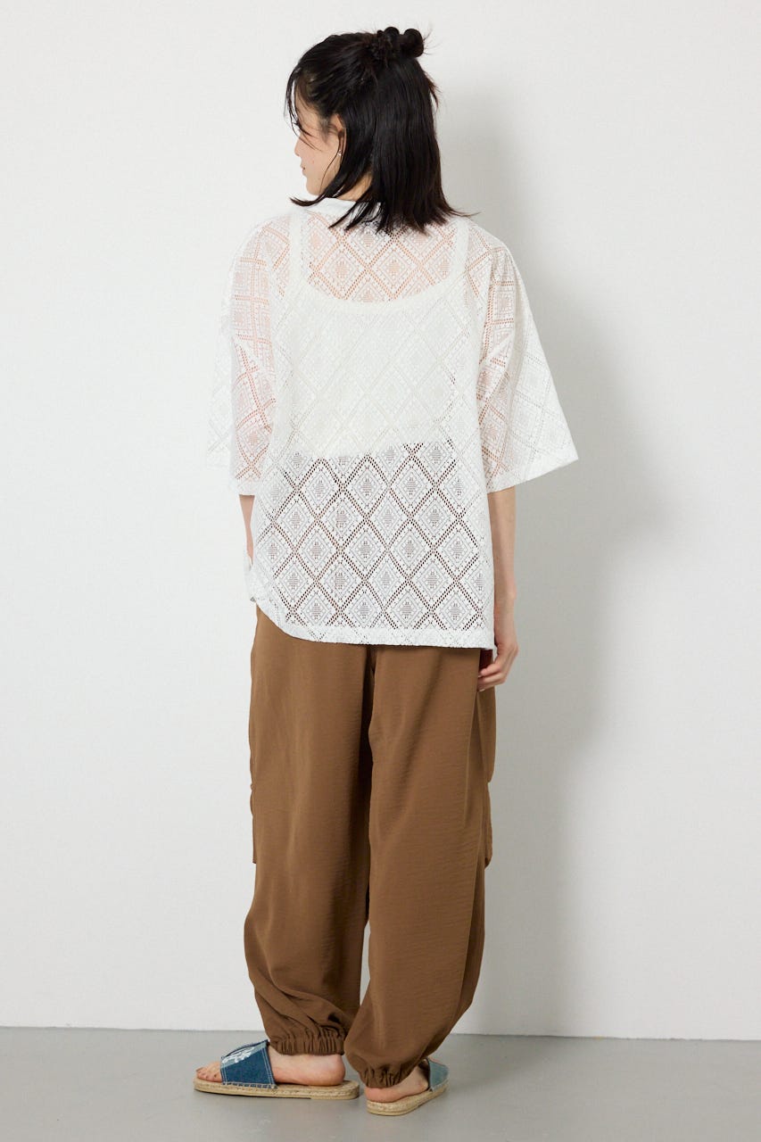 アソートレースTシャツ O/WHT FREE