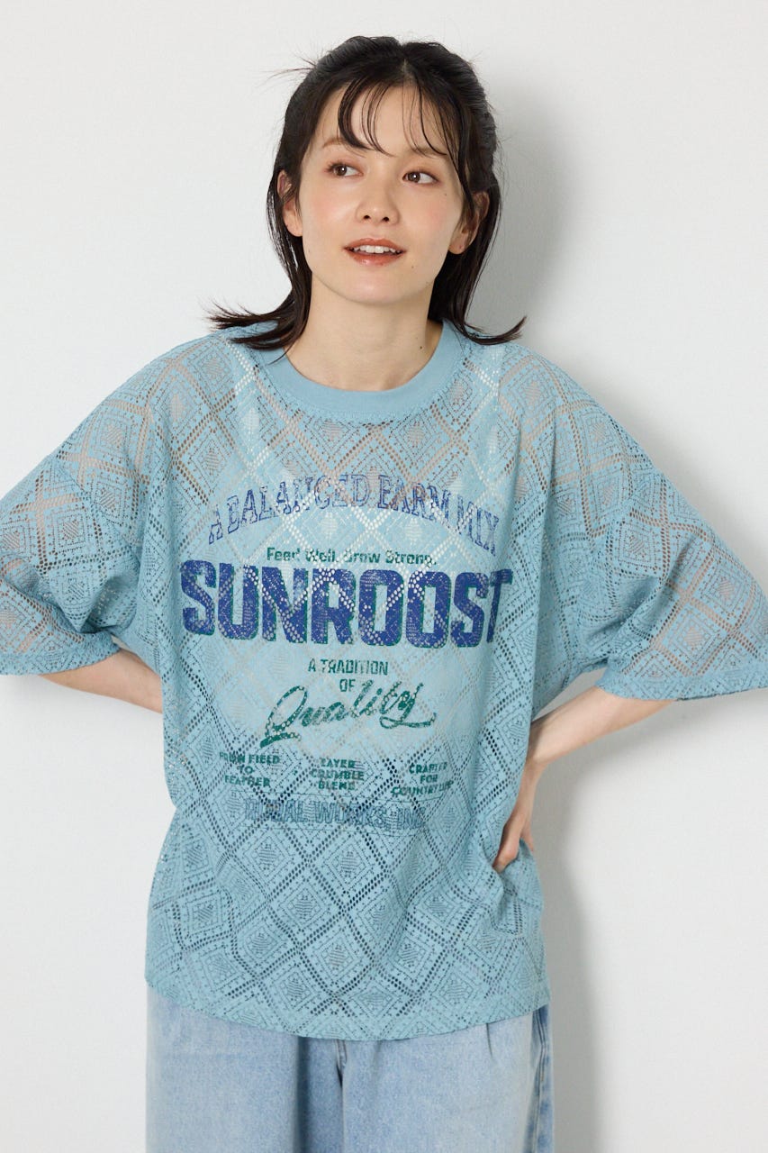 アソートレースTシャツ SAX FREE