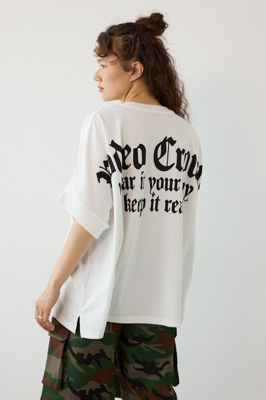 OE LOGO ドルマントップス O/WHT FREE