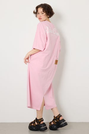 【SS先行アイテム】ハーフスリーブステッチワンピース