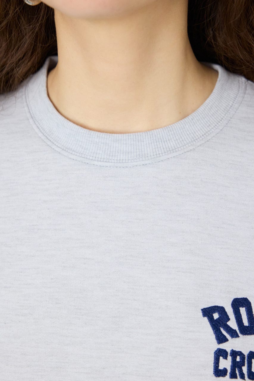 フェイクレイヤードフラワーロゴワンピース L/T.GRY FREE