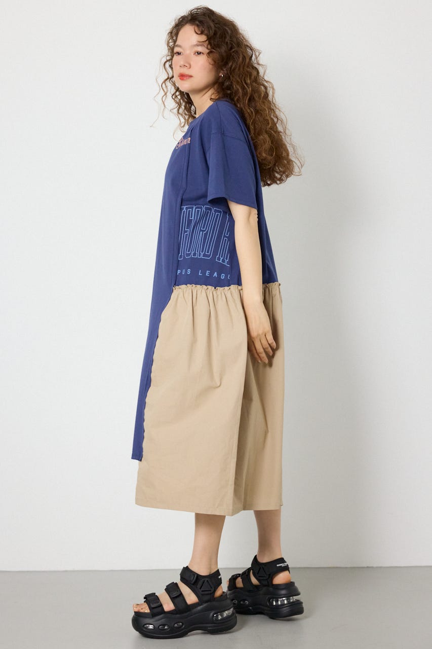 ドッキングカットワンピース NVY FREE