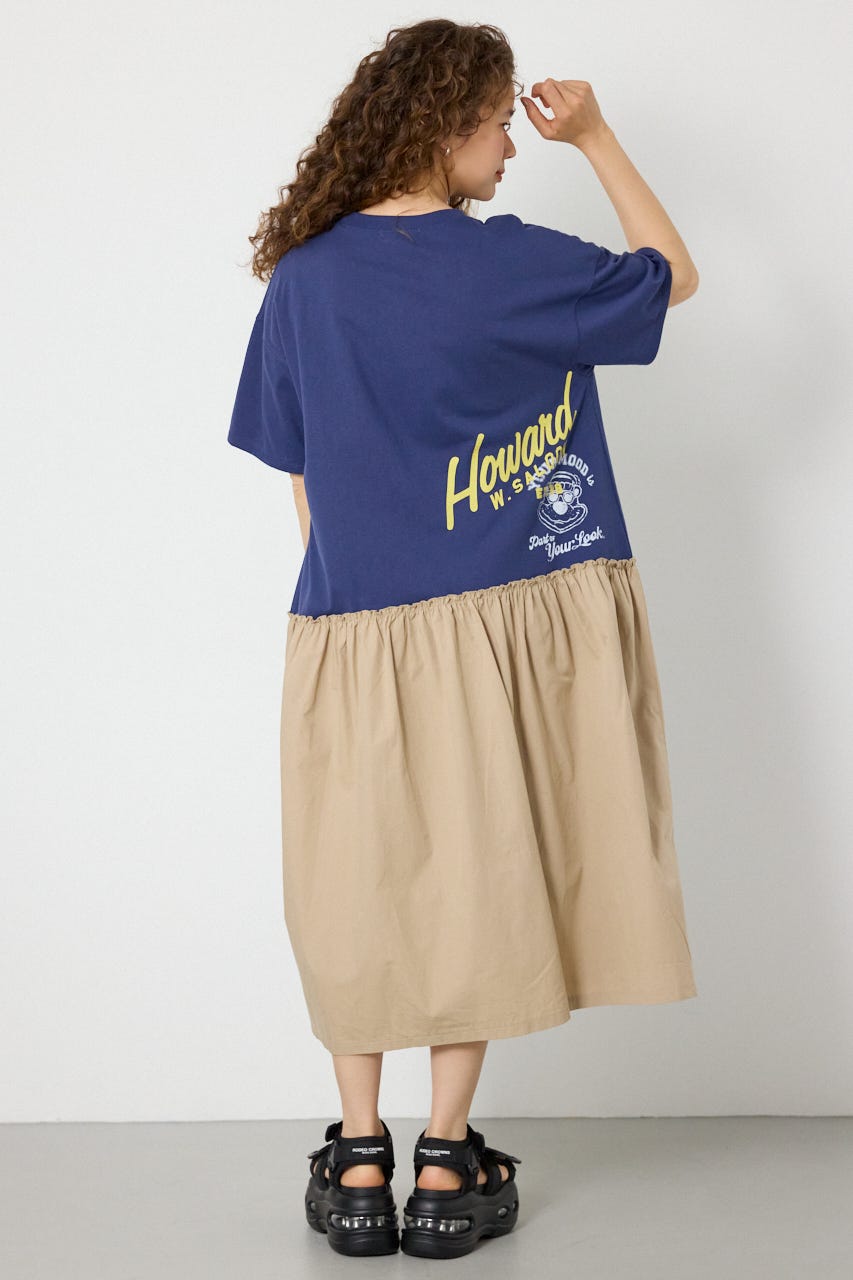 ドッキングカットワンピース NVY FREE