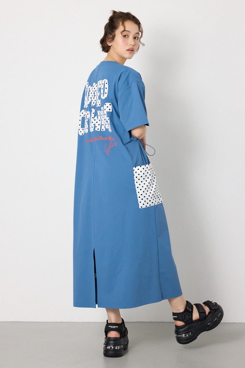 CLOUD FABLIC ワンピース D/BLU FREE