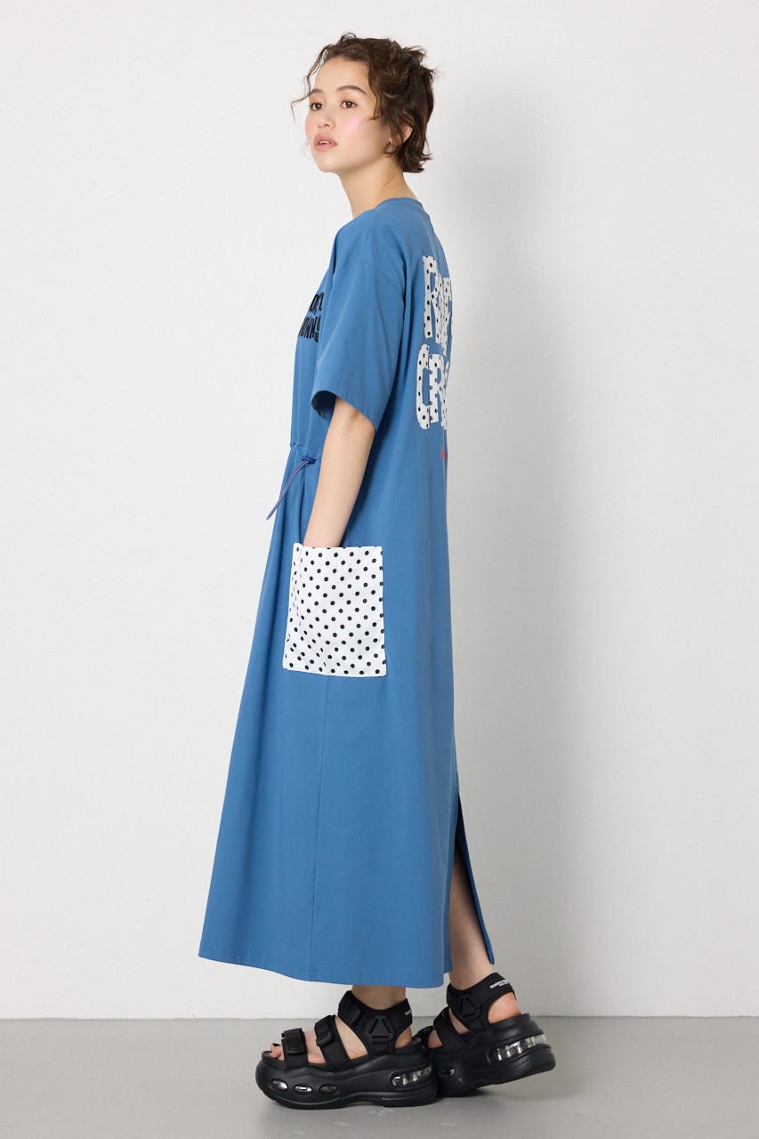 CLOUD FABLIC ワンピース D/BLU FREE
