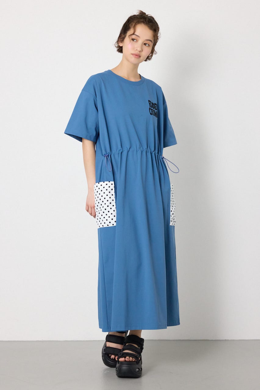 CLOUD FABLIC ワンピース D/BLU FREE