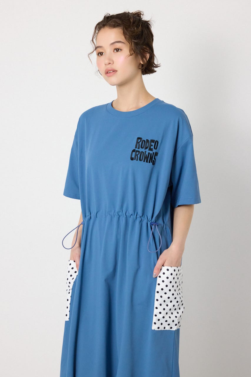 CLOUD FABLIC ワンピース D/BLU FREE