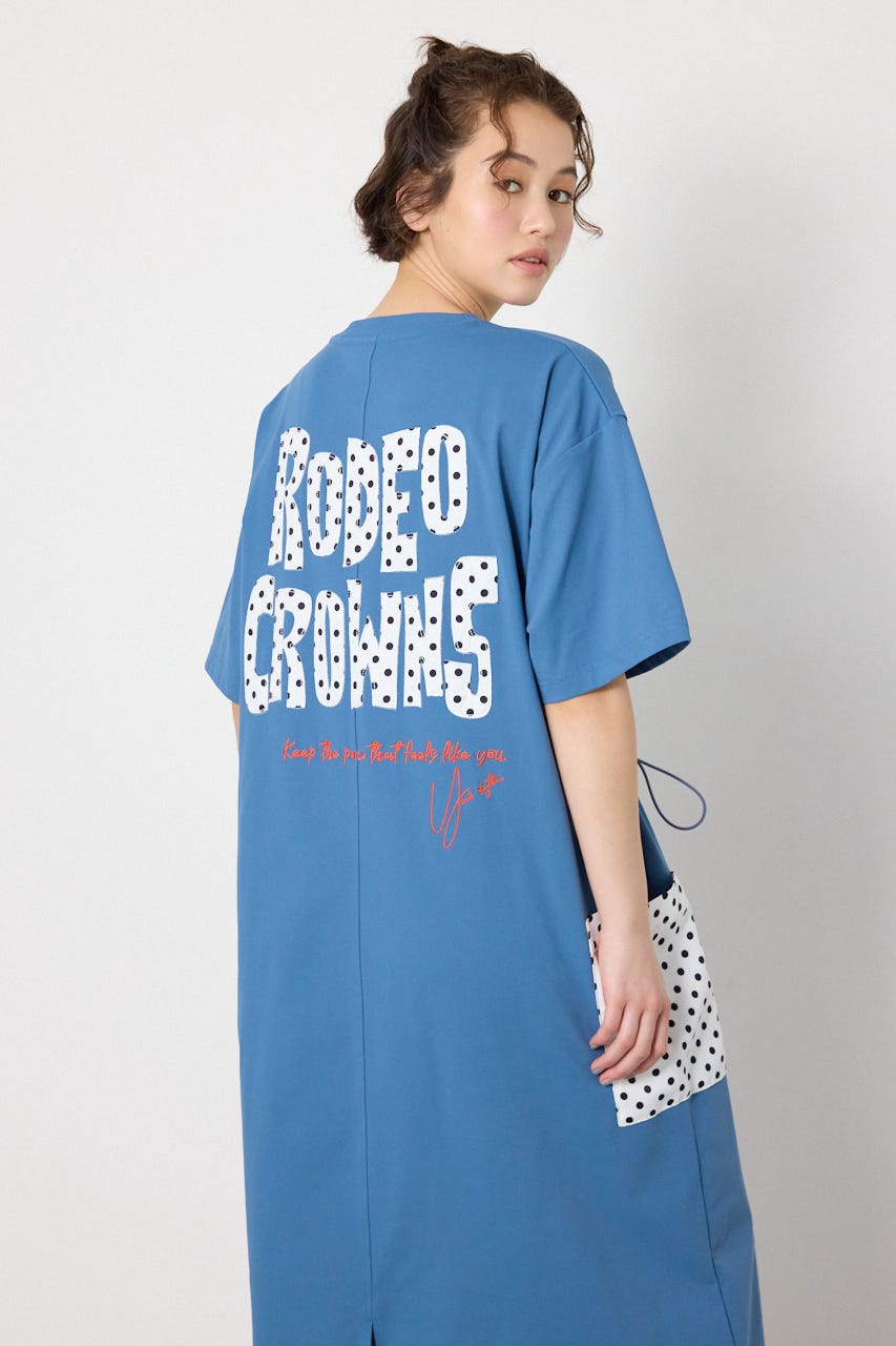 CLOUD FABLIC ワンピース D/BLU FREE