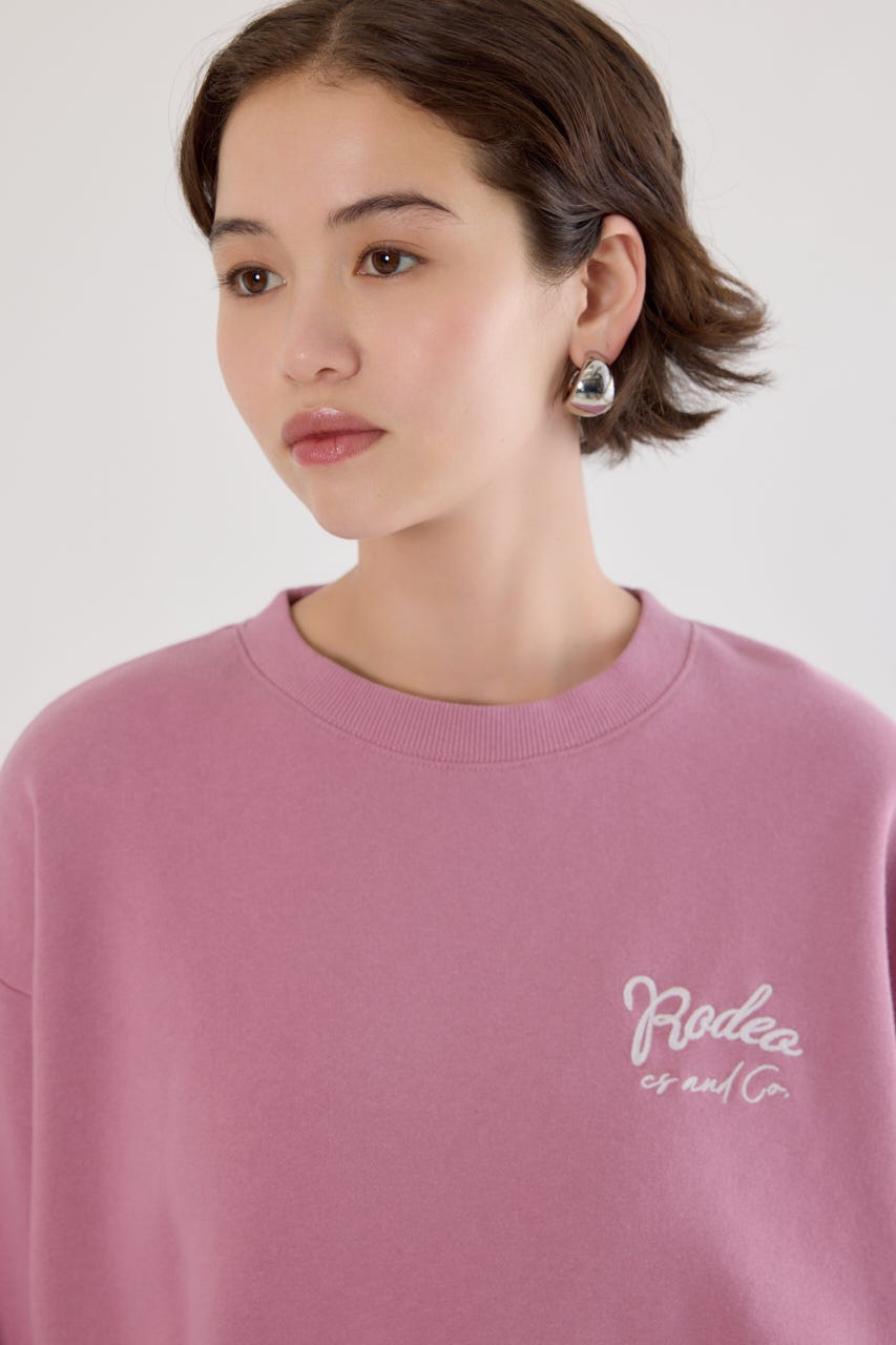 ロゴデニムパッチスウェットトップス D/PNK FREE