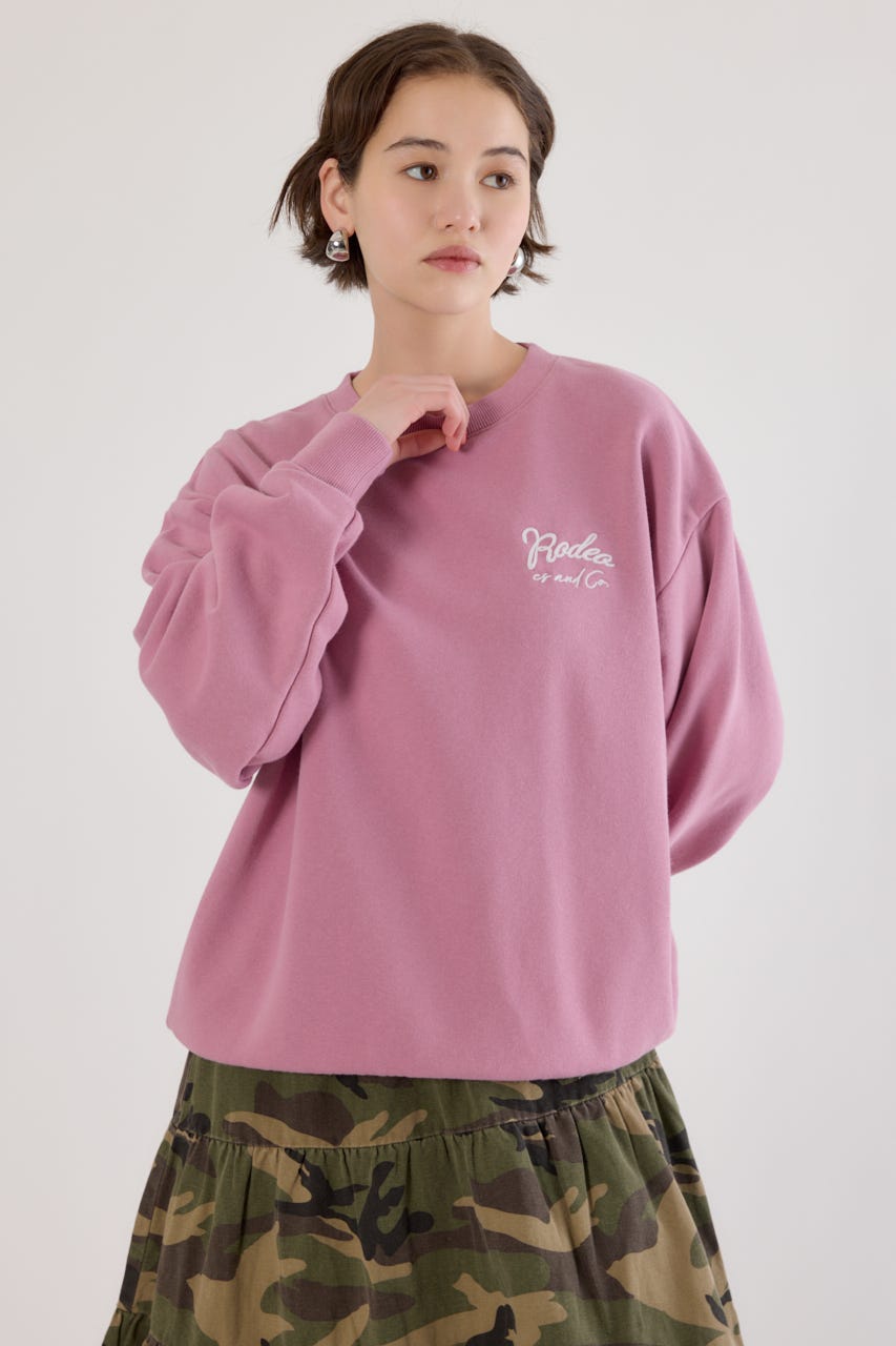 ロゴデニムパッチスウェットトップス D/PNK FREE