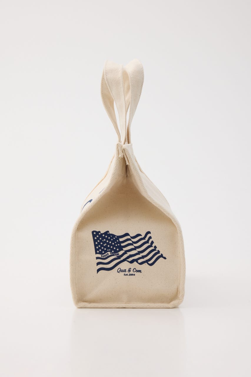 【SS先行アイテム】フラッグエコミニトート O/WHT FREE