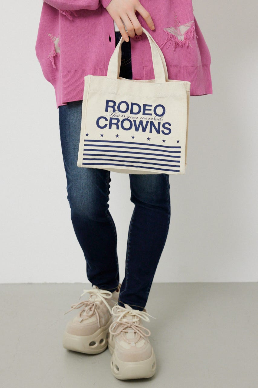 【SS先行アイテム】フラッグエコミニトート O/WHT FREE