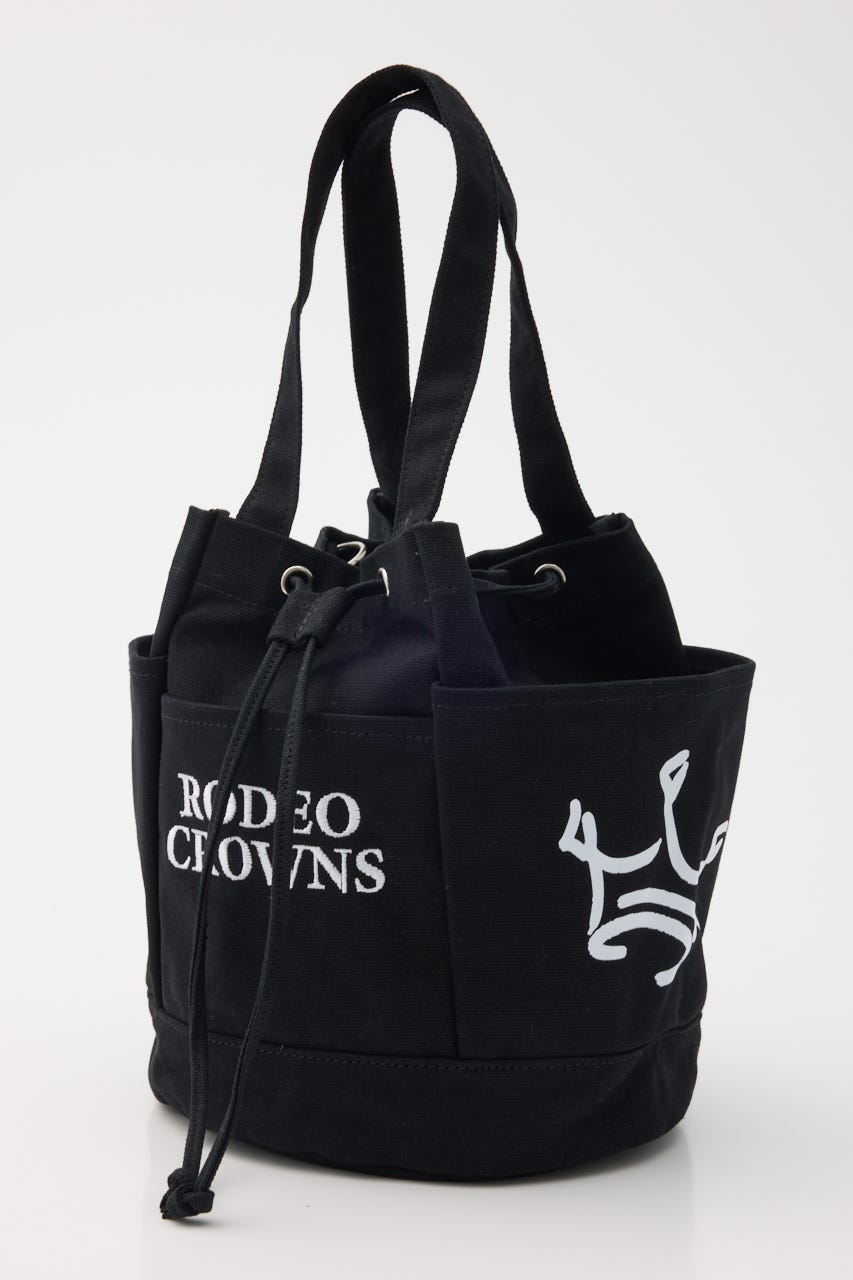 【SS先行アイテム】サイドポケットミドルトート BLK FREE