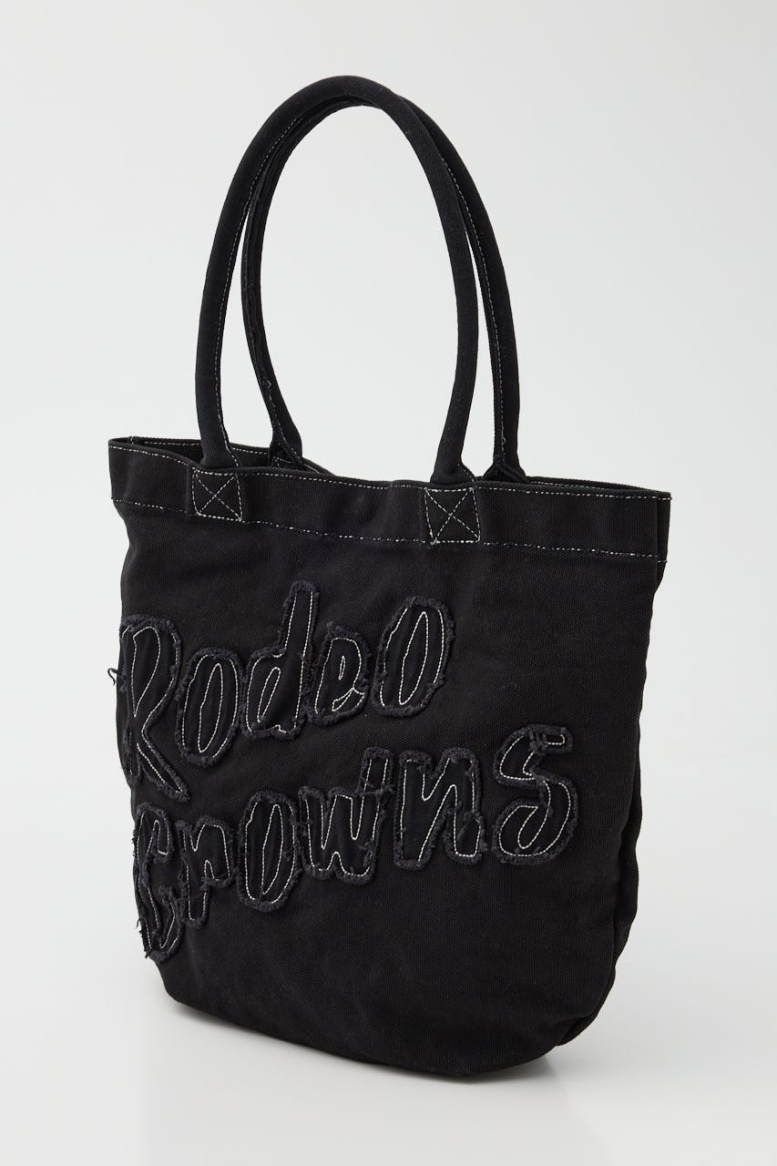 ラウンドビッグロゴトート BLK FREE