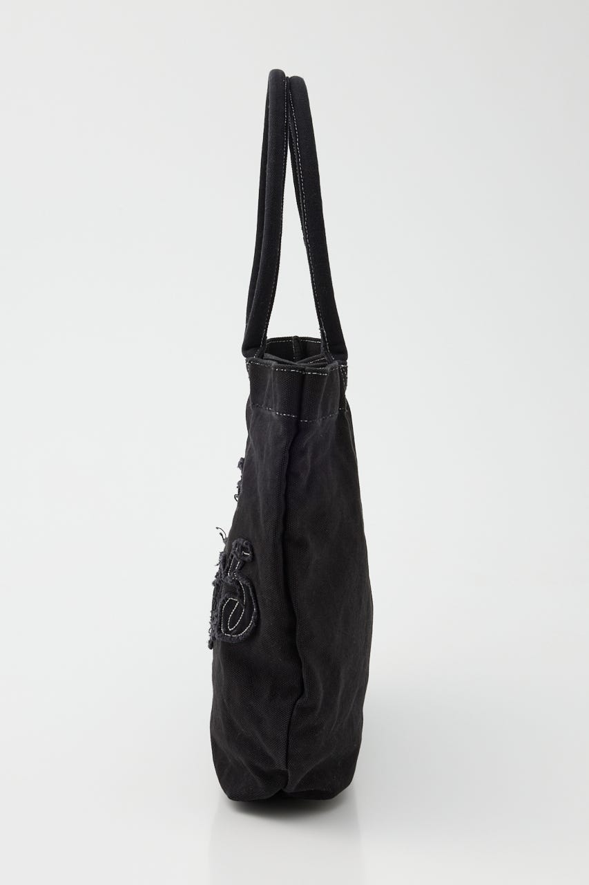 ラウンドビッグロゴトート BLK FREE