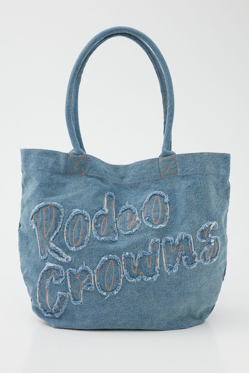 ラウンドビッグロゴトート BLU FREE