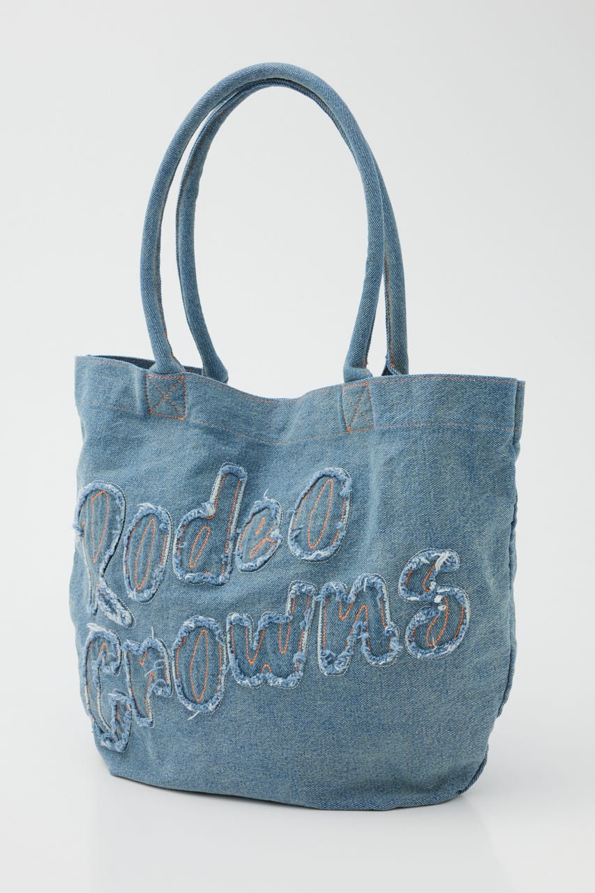 ラウンドビッグロゴトート BLU FREE