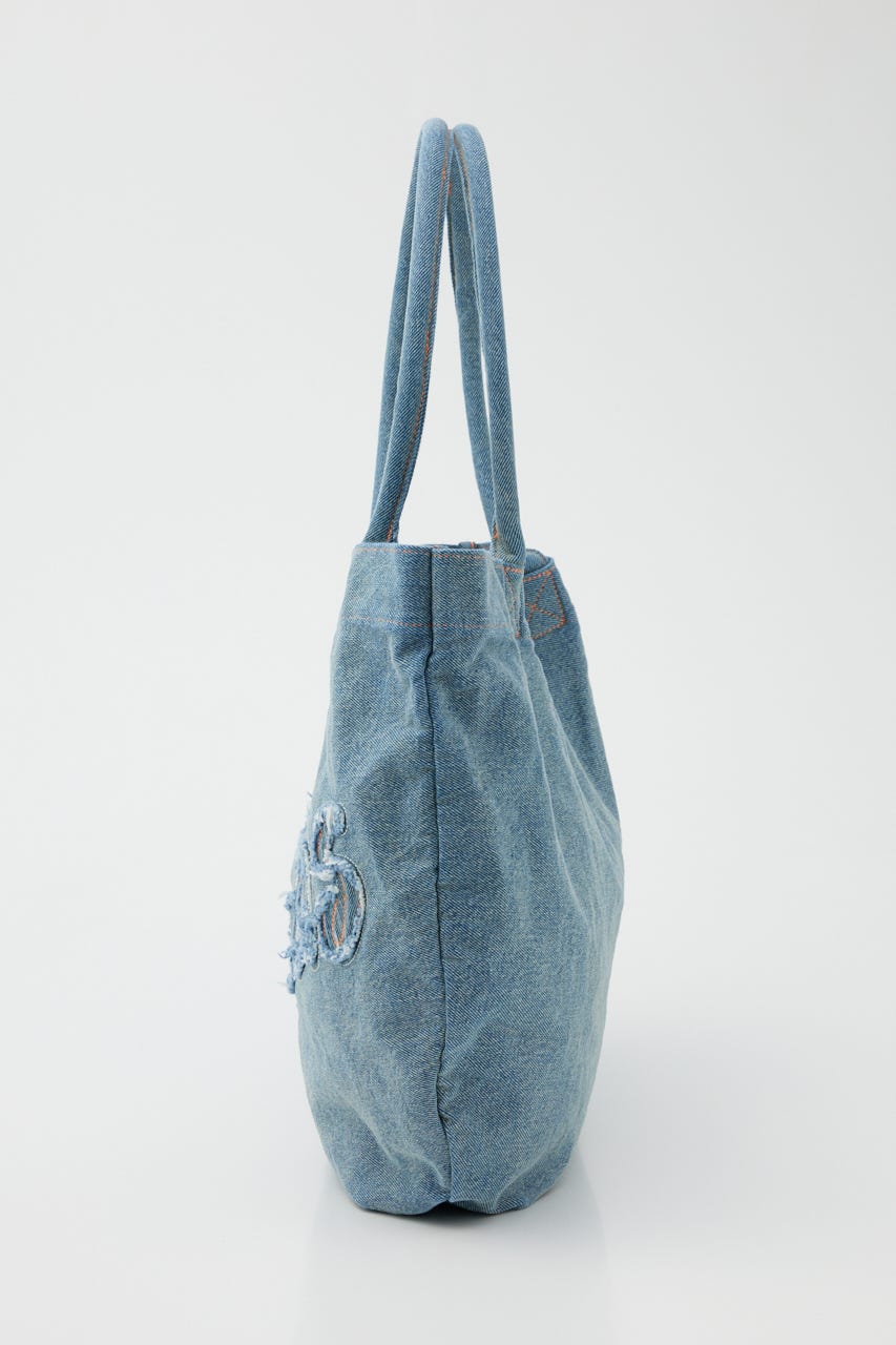 ラウンドビッグロゴトート BLU FREE