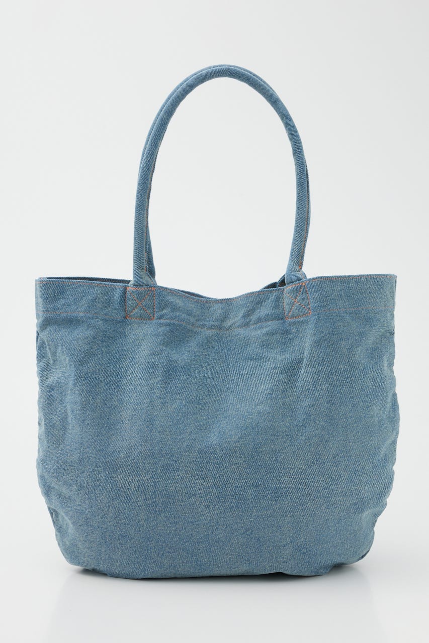 ラウンドビッグロゴトート BLU FREE