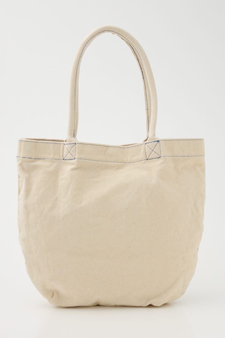 ラウンドビッグロゴトート O/WHT FREE