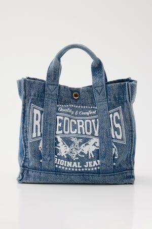 DENIMスクエア2WAYトート