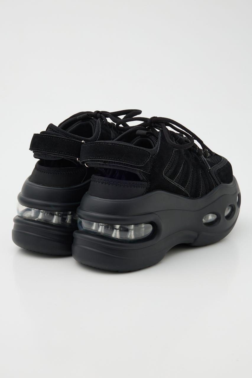 ボリュームソールベルトスニーカー BLK L