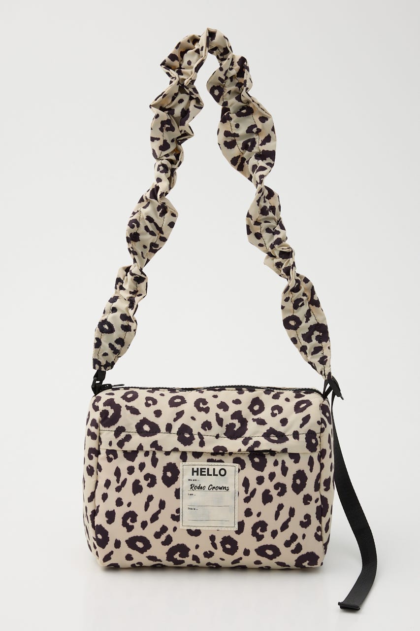 パフギャザーショルダー 柄WHT FREE