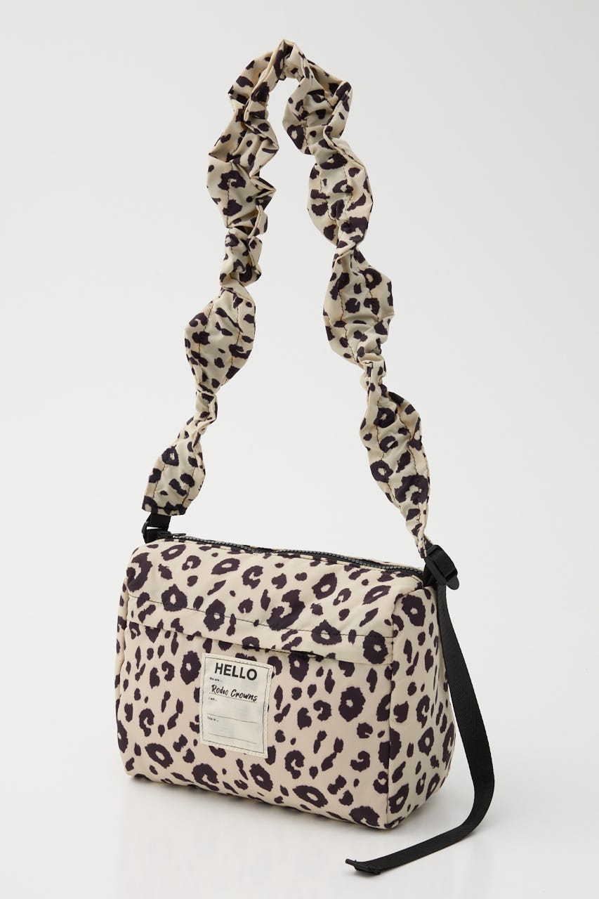 パフギャザーショルダー 柄WHT FREE