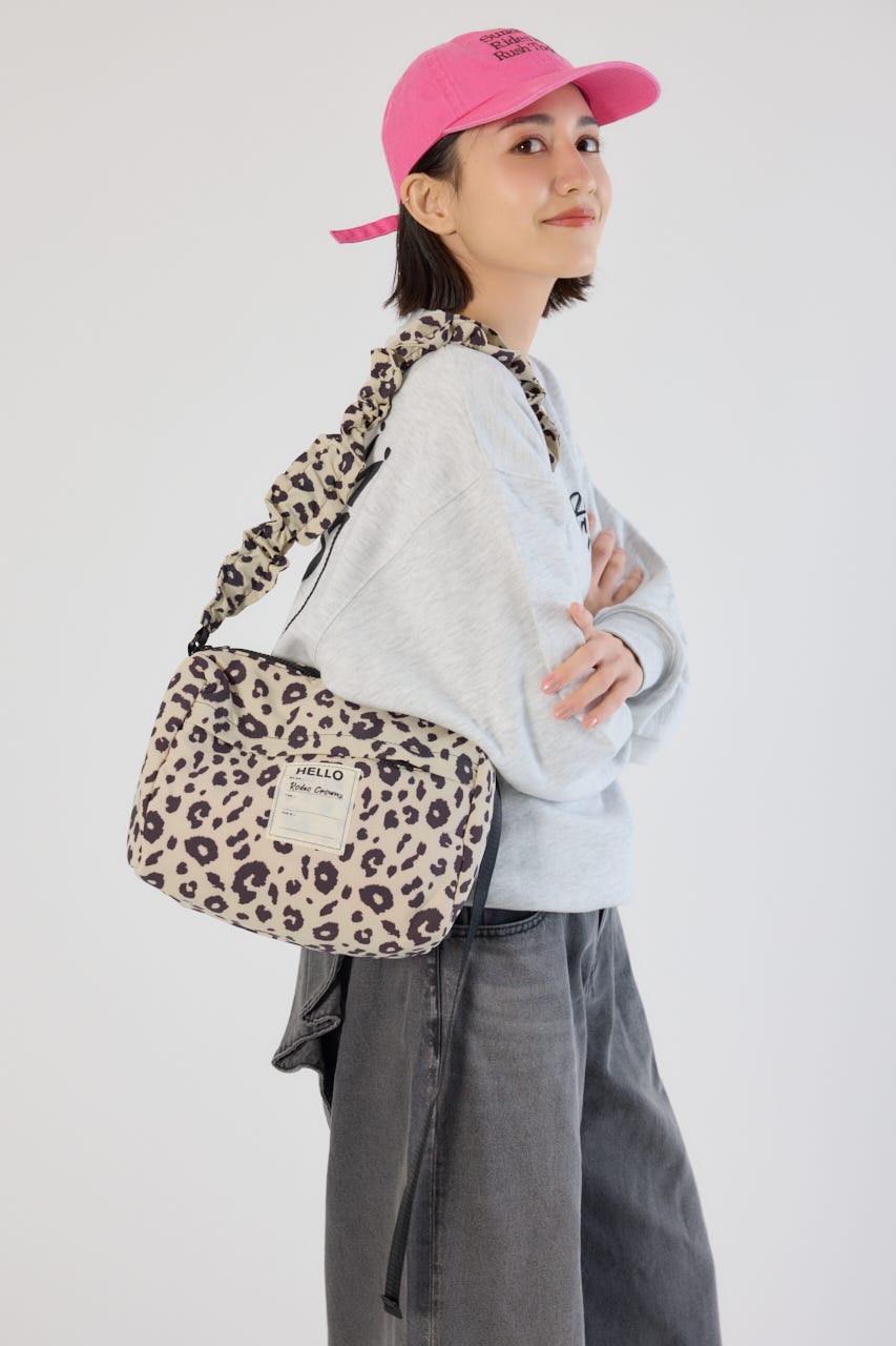 パフギャザーショルダー 柄WHT FREE