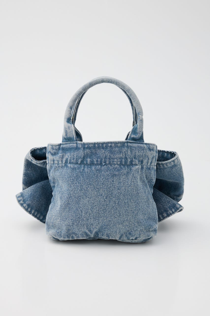リボンデニムミニトート BLU FREE