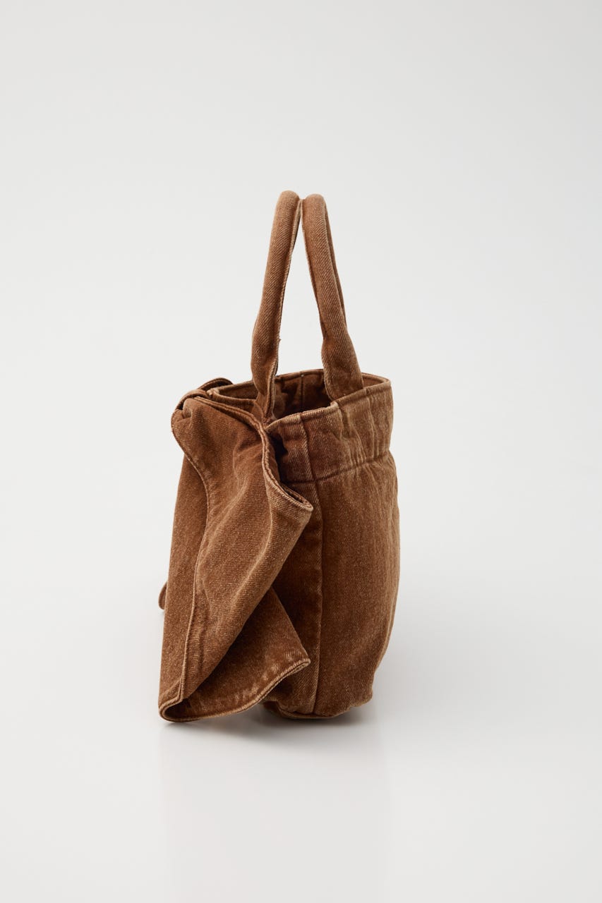 リボンデニムミニトート BRN FREE