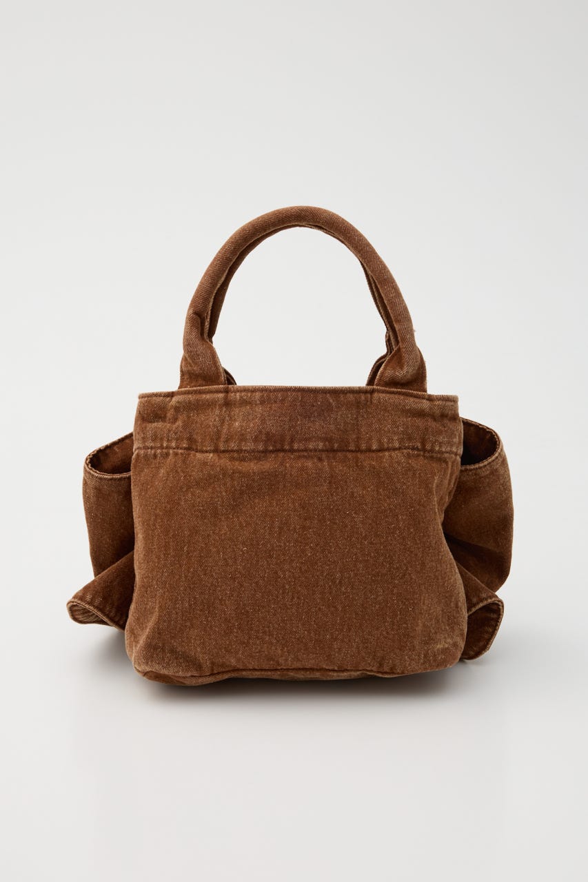 リボンデニムミニトート BRN FREE