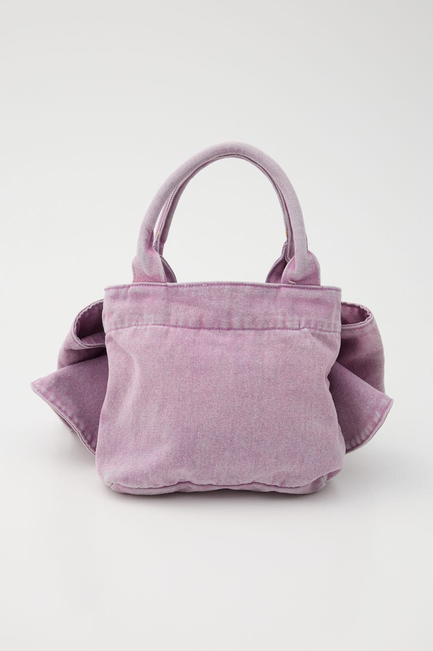 リボンデニムミニトート L/PUR FREE
