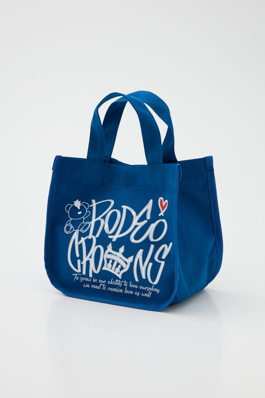 BRIDGE BEAR LOGO TOTE BLU FREE