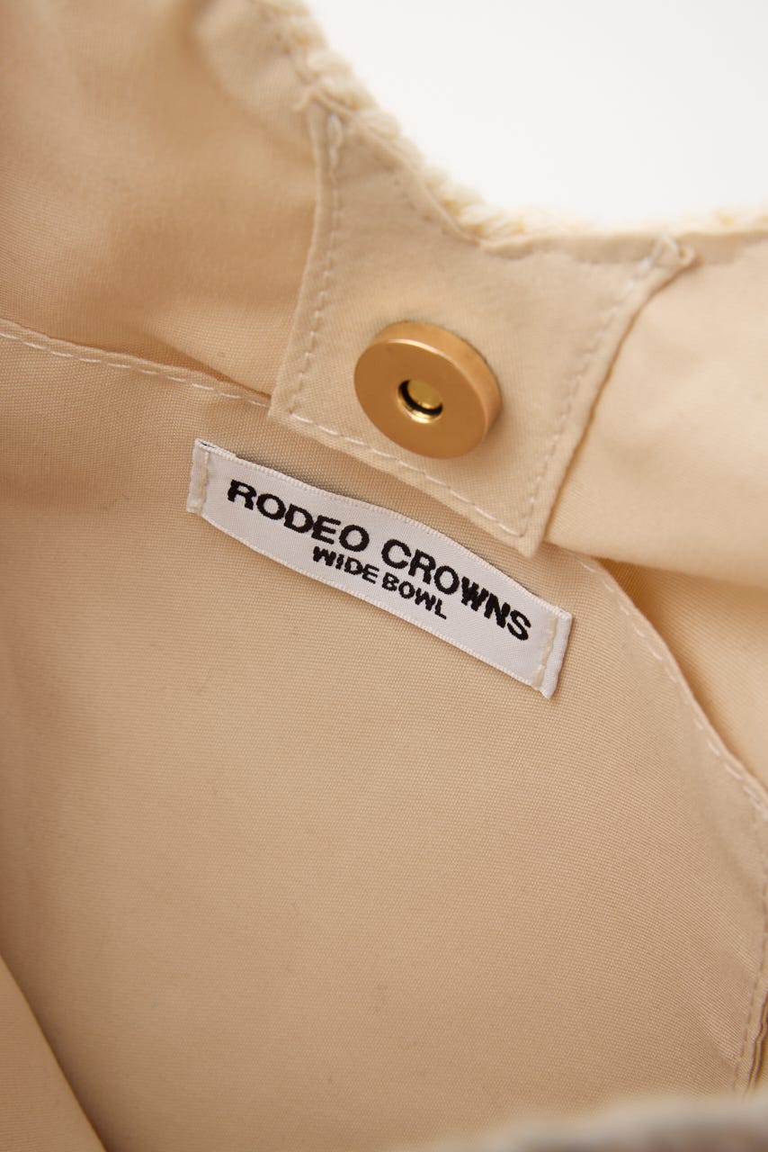 フラワーニットバッグ O/WHT FREE