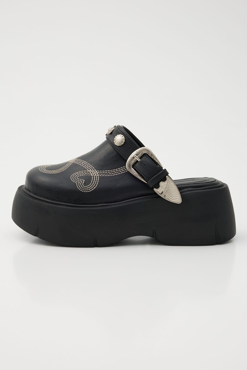 【SS先行アイテム】ウェスタンハートベルトサボ BLK M