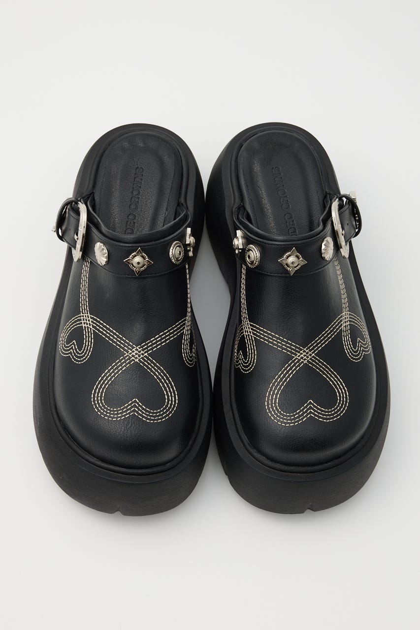 【SS先行アイテム】ウェスタンハートベルトサボ BLK M