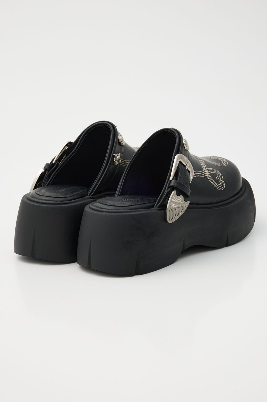 【SS先行アイテム】ウェスタンハートベルトサボ BLK M