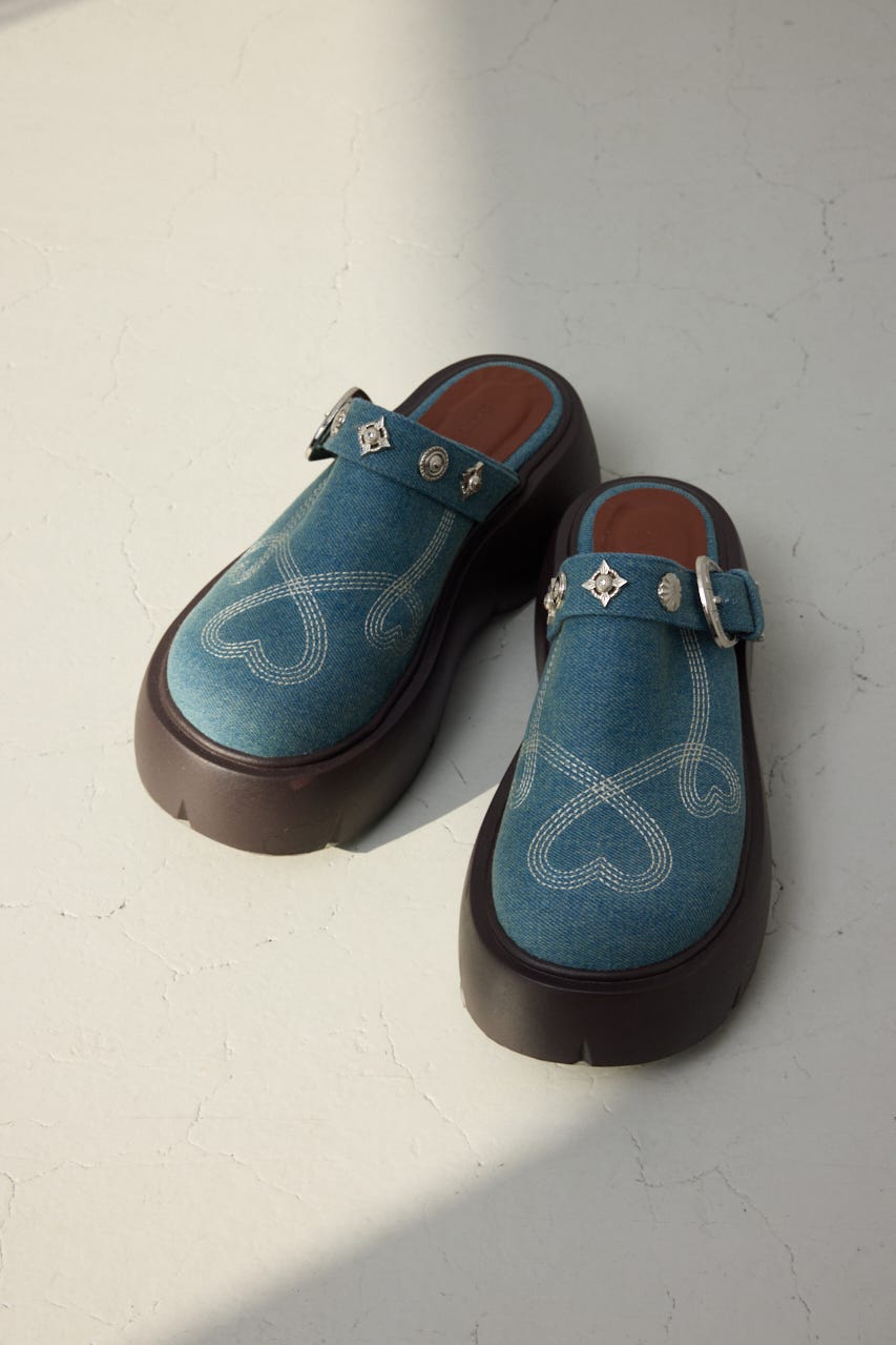 【SS先行アイテム】ウェスタンハートベルトサボ BLU L