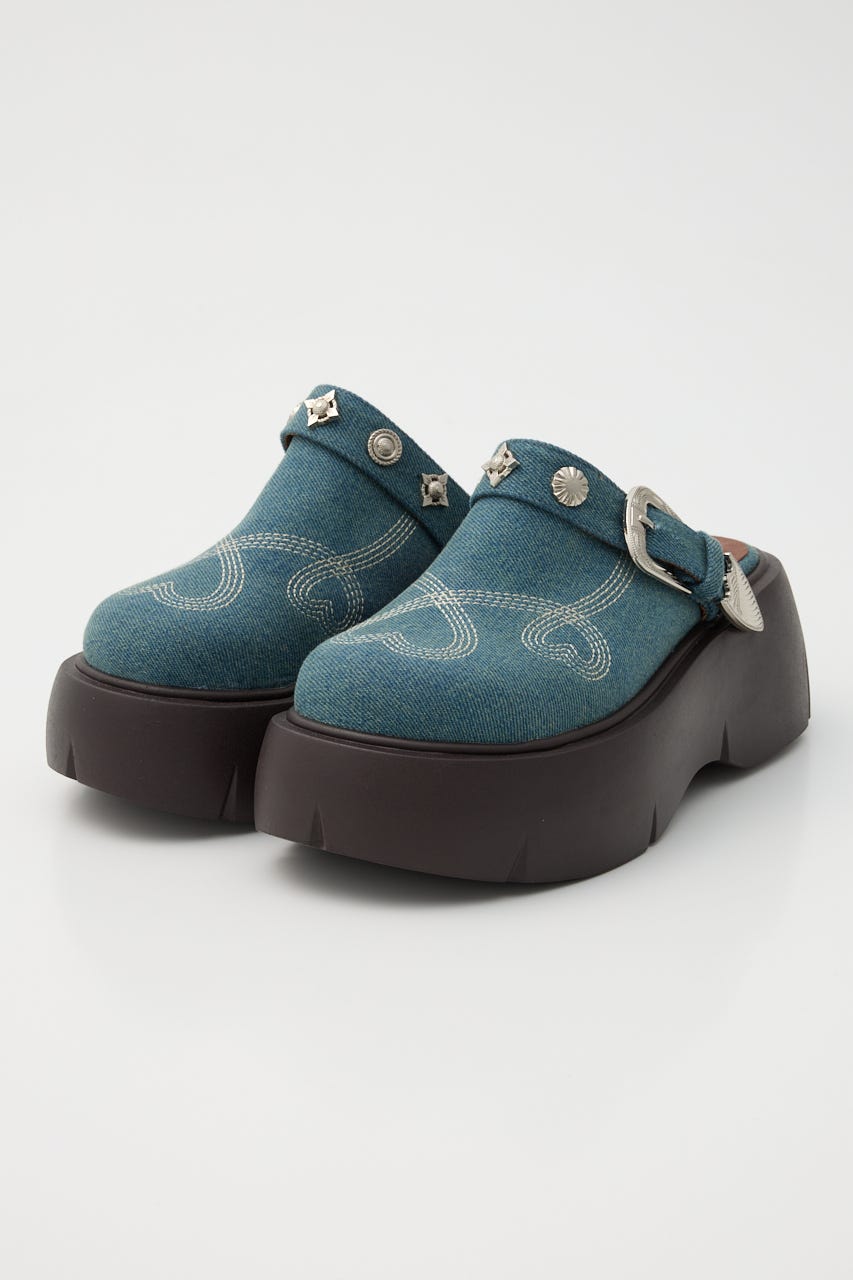 【SS先行アイテム】ウェスタンハートベルトサボ BLU L