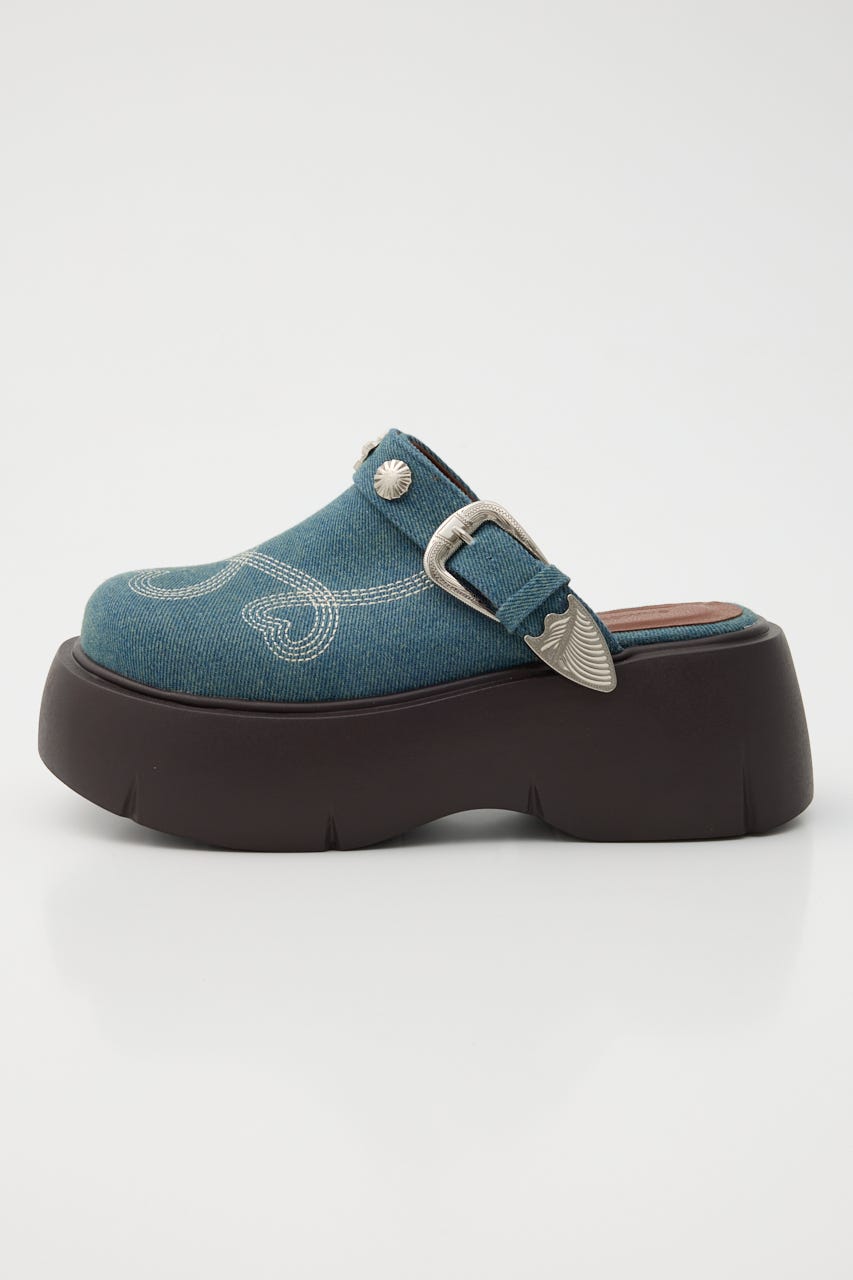 【SS先行アイテム】ウェスタンハートベルトサボ BLU L