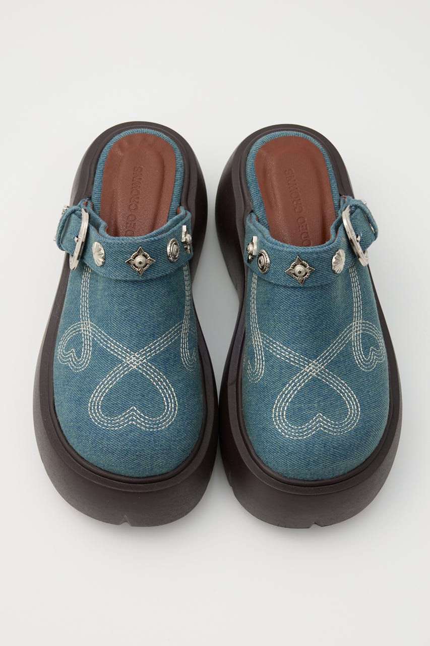 【SS先行アイテム】ウェスタンハートベルトサボ BLU L