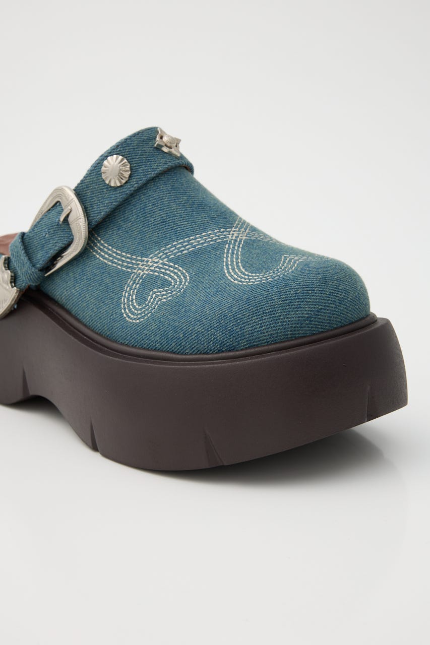 【SS先行アイテム】ウェスタンハートベルトサボ BLU L