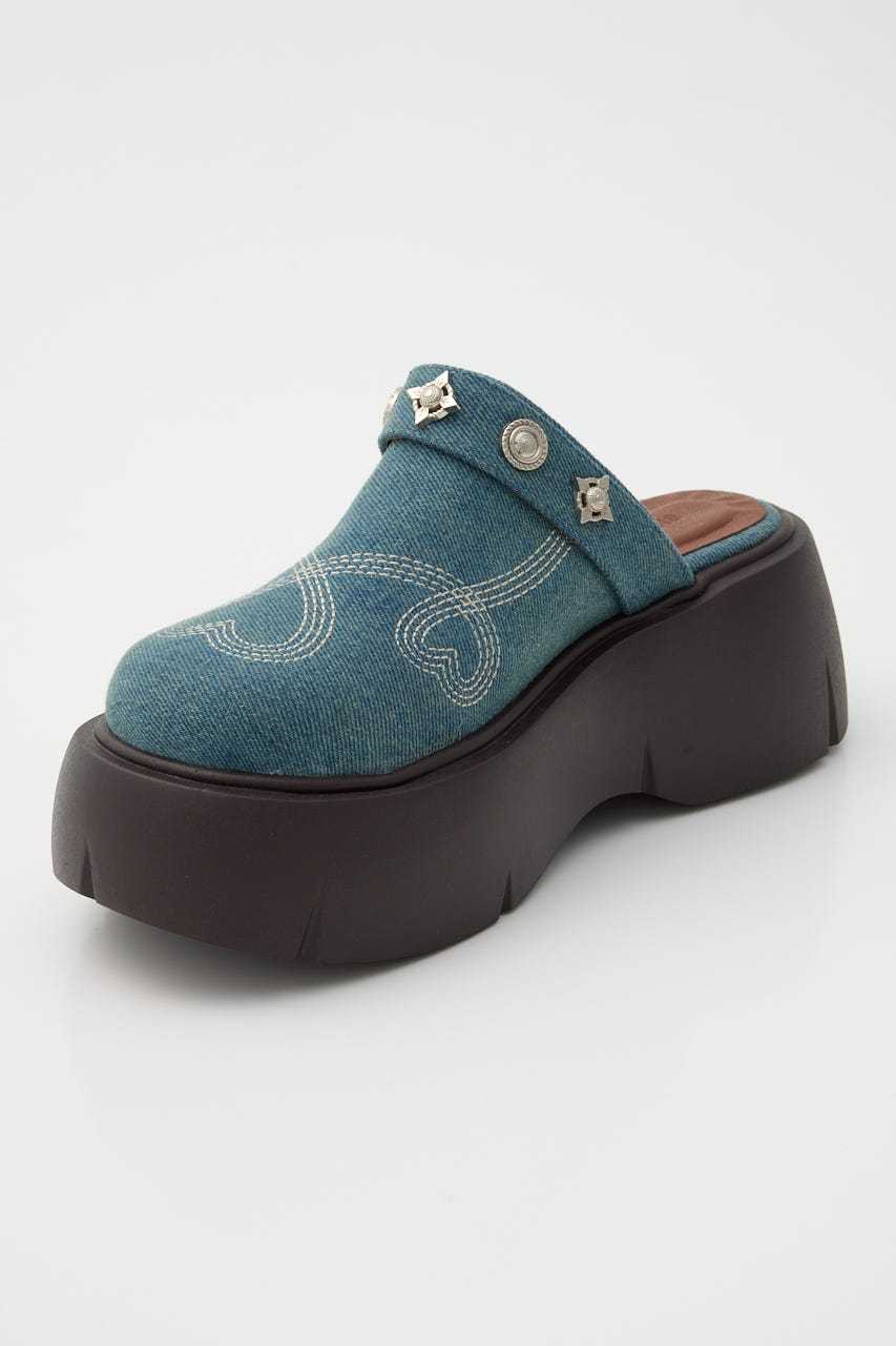 【SS先行アイテム】ウェスタンハートベルトサボ BLU L